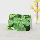 St.Paddy Karte (Gelbe Blume)