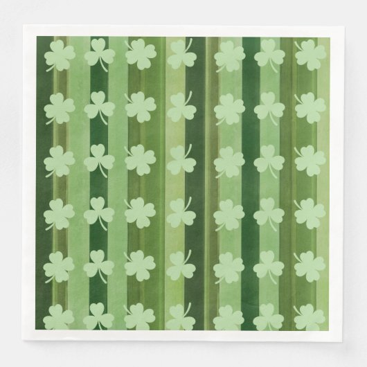St Paddy Stripes Paper Napkin Serviette (Vorderseite)