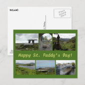 St. Paddy's Day Collage Postkarte (Vorne/Hinten)