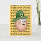 St. Paddy's Day Egg, St. Patrick's Day! Karte (Vorderseite)