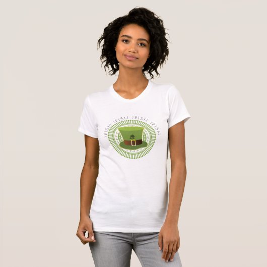 St Paddy's Day, irisches Design T-Shirt (Vorne ganz)
