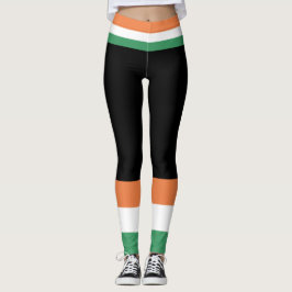 St. Paddy's Day. Irland-Flagge. Leggings