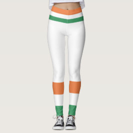 St. Paddy's Day. Irland-Flagge. Leggings