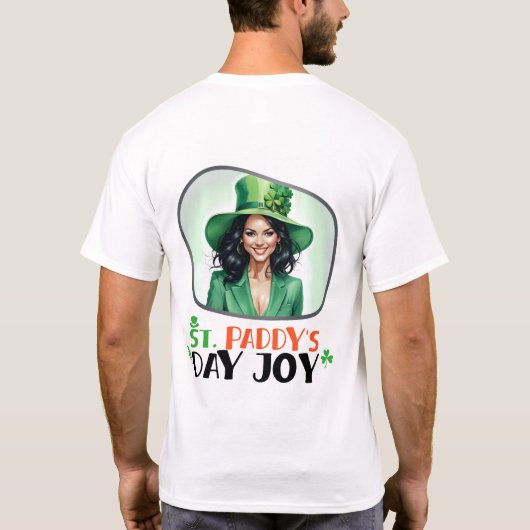 St. Paddy's Day joy - Die grüne Attraktion T-Shirt (Rückseite)