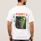 St. Paddy's Day joy - Leprechaun's Hide and Seek T-Shirt (Rückseite)