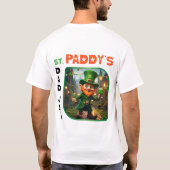 St. Paddy's Day joy - Shimmering Kleeblatt Ball T-Shirt (Rückseite)