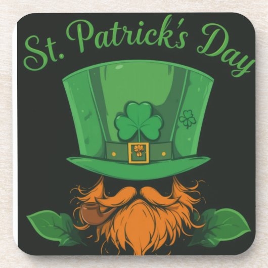 St. Paddy's Day, Patrick´s Tag Getränkeuntersetzer (Vorderseite)