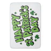 St. Paddy's Day, Patrick's Day Badematte (Vorderseite Vertikal)