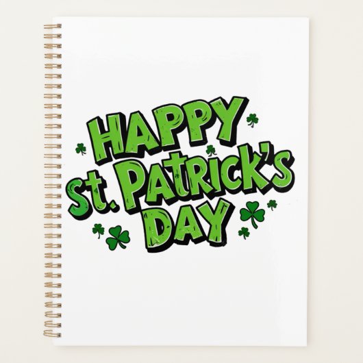 St. Paddy's Day, Patrick's Day Planer (Vorderseite)