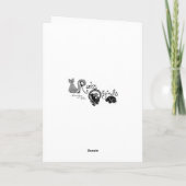 St. Paddy's Day Pinguins Card Karte (Rückseite)