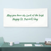 St paddys day sign banner (Messe)