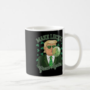 St. Paddys Day Trump Blase Gum macht Glück groß Kaffeetasse