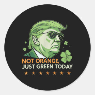 St. Paddy's Great Again - Funny Trump & amp; Runder Aufkleber
