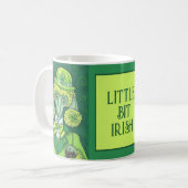 ST. PADDY'S IRISH GREEN FRANZÖSISCHES POODLE, LUCK KAFFEETASSE (Vorderseite Links)