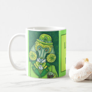 ST. PADDY'S IRISH GREEN FRANZÖSISCHES POODLE, LUCK KAFFEETASSE
