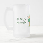 St. Paddy's Odd Couple Mattglas Bierglas (Links)