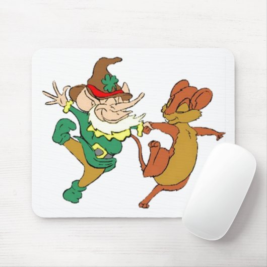 St. Paddy's Odd Couple Mousepad (Mit Mouse)