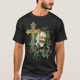 St Padre Pio Gebet Kreuz Katholiken Heilige Heilig T-Shirt