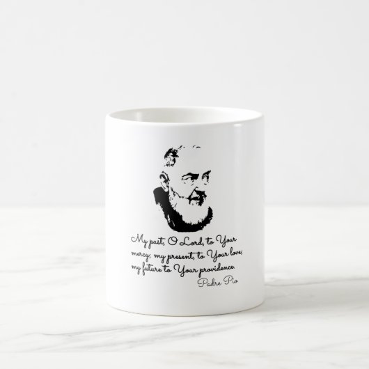 St. Padre Pio Kaffeetasse (Mittel)