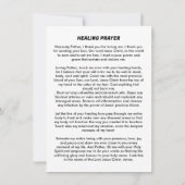 St. PADRE PIO-Karte Dankeskarte (Rückseite)