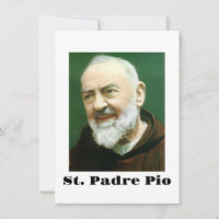 St. PADRE PIO-Karte