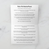 St. PADRE PIO-Karte Karte (Innenseite)