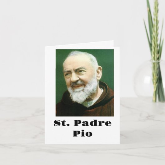 St. PADRE PIO-Karte Karte (Vorderseite)
