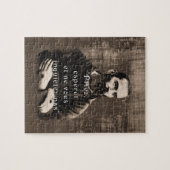 St Padre Pio Katholische Saint-Französisch Zitat Puzzle (Horizontal)