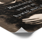 St Padre Pio Katholische Saint-Philippinen Zitat Poster (Ecke)