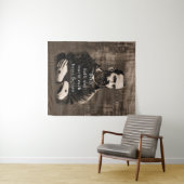 St Padre Pio Katholische Zitat St. Deutsch Wandteppich (Beispiel (Horizontal))