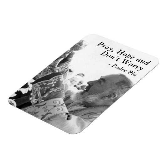 St. Padre Pio Magnet (Linke Seite)