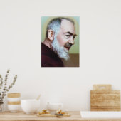 ST PADRE PIO OF PIETRELCINA POSTER (Küche)
