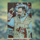 St. Padre Pio of Pietrelcina The Seraphic Priest Acrylschild (Neutral)