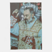 St. Padre Pio of Pietrelcina The Seraphic Priest Geschirrtuch (Vertikal)