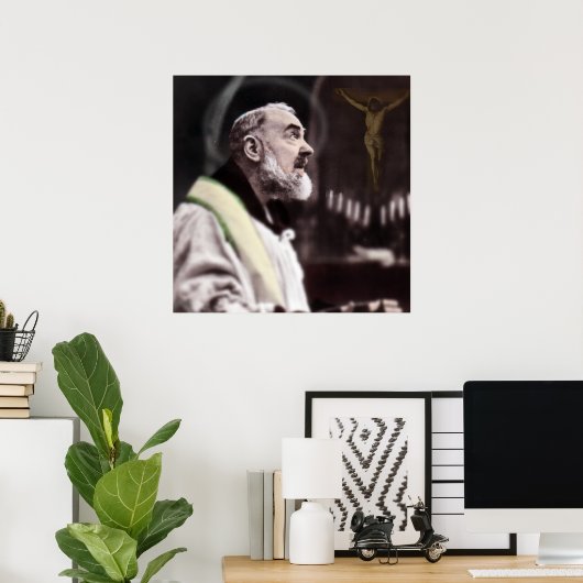ST PADRE PIO POSTER (Heimbüro)