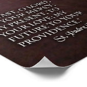 St. Padre Pio Poster (Ecke)