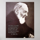 St. Padre Pio Poster (Vorne)