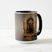 St. Padre Pio u. St.Gemma Galgani Schreine Tasse (VorderseiteRechts)