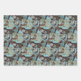 St. Padre Pio von Pietrelcina Der seraphische Prie Geschenkpapier Set