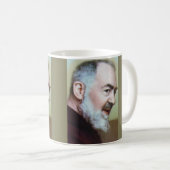 ST. PADRE PIO VON PIETRELCINA KAFFEETASSE (VorderseiteRechts)