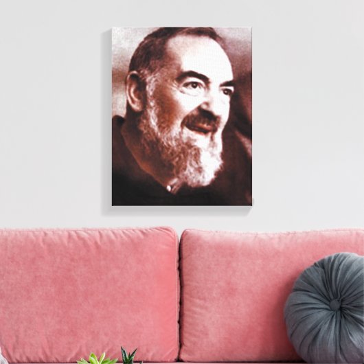 St. Padre Pio von Pietrelcina, Leinwanddruck (Insitu (Wohnzimmer))