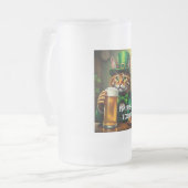 St. Pat Cat Mattglas Bierglas (Vorderseite Links)