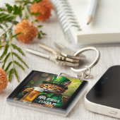 St. Pat Cat Schlüsselanhänger (Vorderseite rechts)