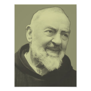 St. Pater Pio von Pietrelcina Der seraphische Prie Fotodruck