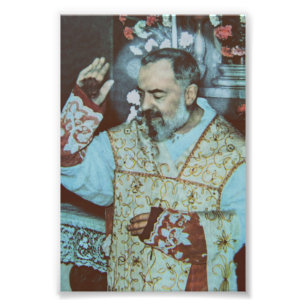 St. Pater Pio von Pietrelcina Der seraphische Prie Fotodruck