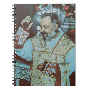 St. Pater Pio von Pietrelcina Der seraphische Prie Notizblock