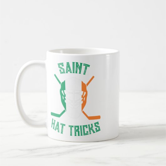St Patrick#39;s Day Saint Hat tricks Irish Flag Fu Kaffeetasse (Links)