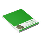 St Patrick 4 Leaf Clover Lucky Corporate Notepad Notizblock (angewinkelt)