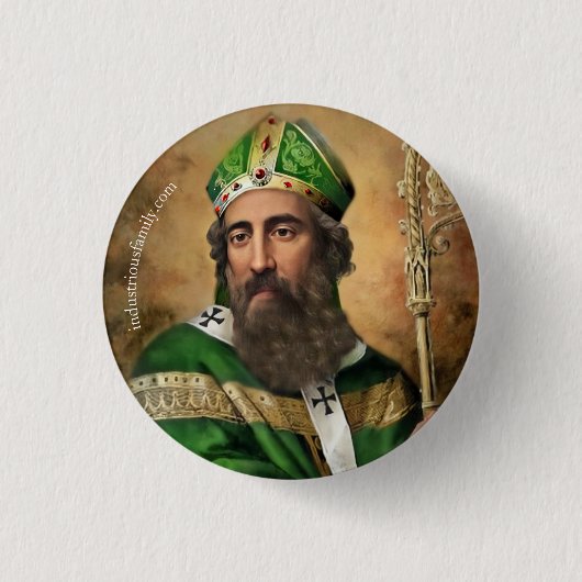 St. Patrick Anstecknadel (Vorderseite)