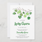 St. Patrick Baby Shower Einladung (Vorderseite)